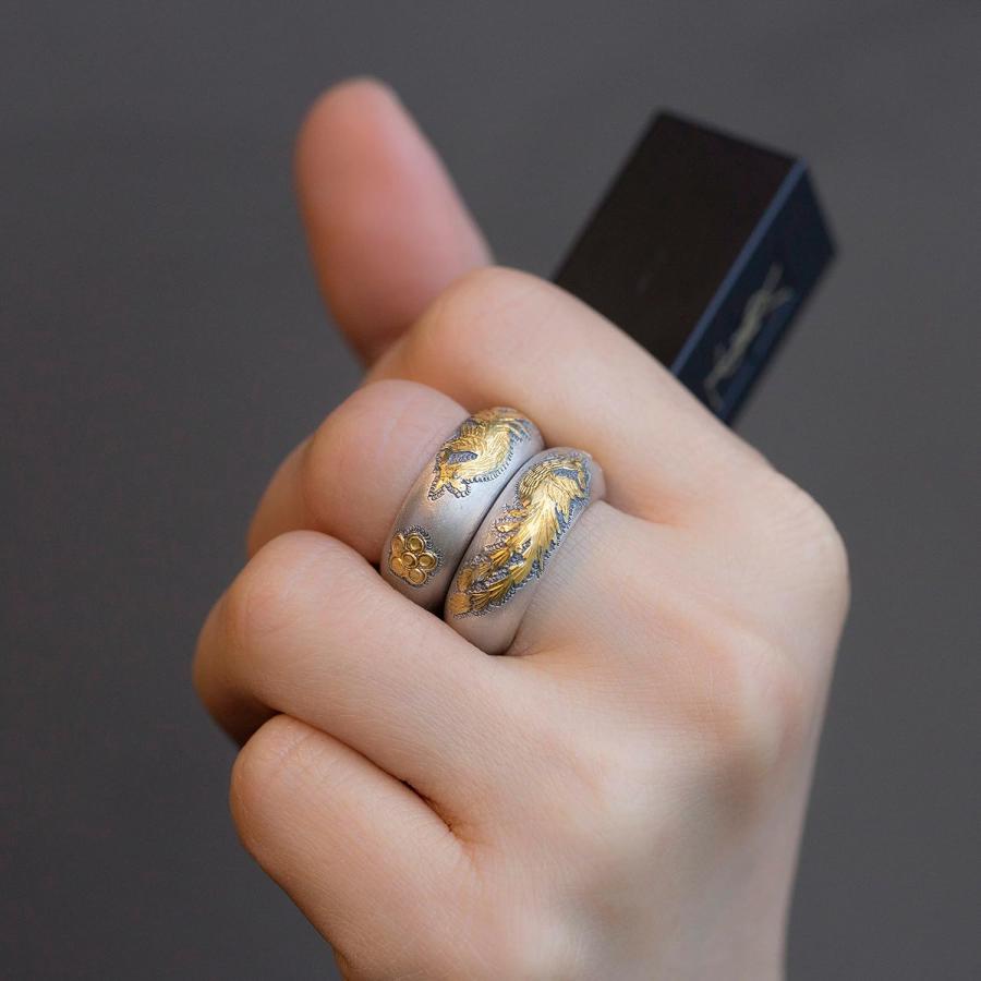 【並行輸入品】NASCHENKA Traditional Korean Hanbok ring for women mens wedding bandの画像