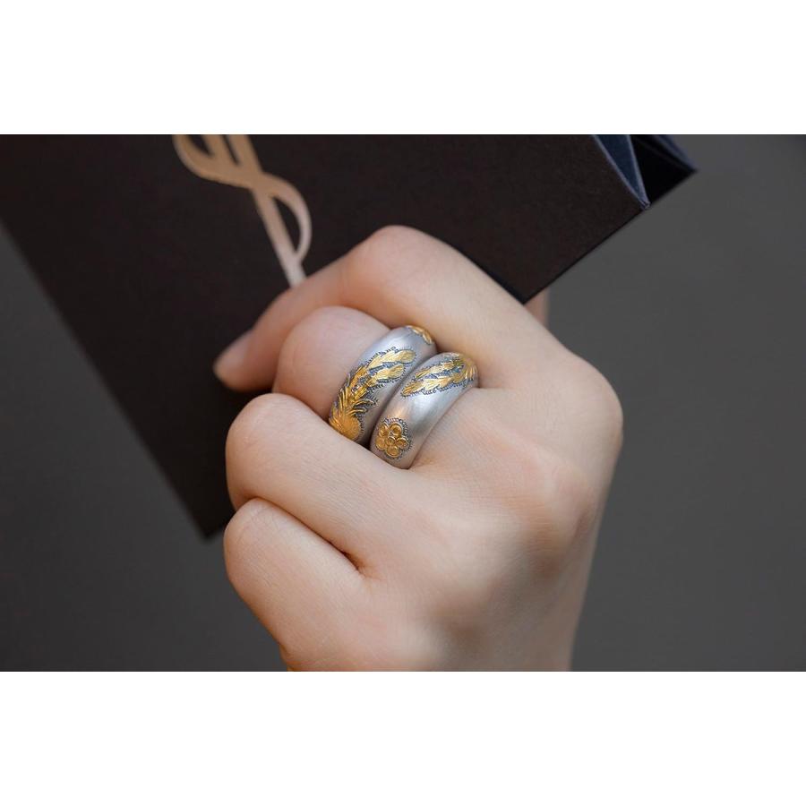 【並行輸入品】NASCHENKA Traditional Korean Hanbok ring for women mens wedding bandの画像
