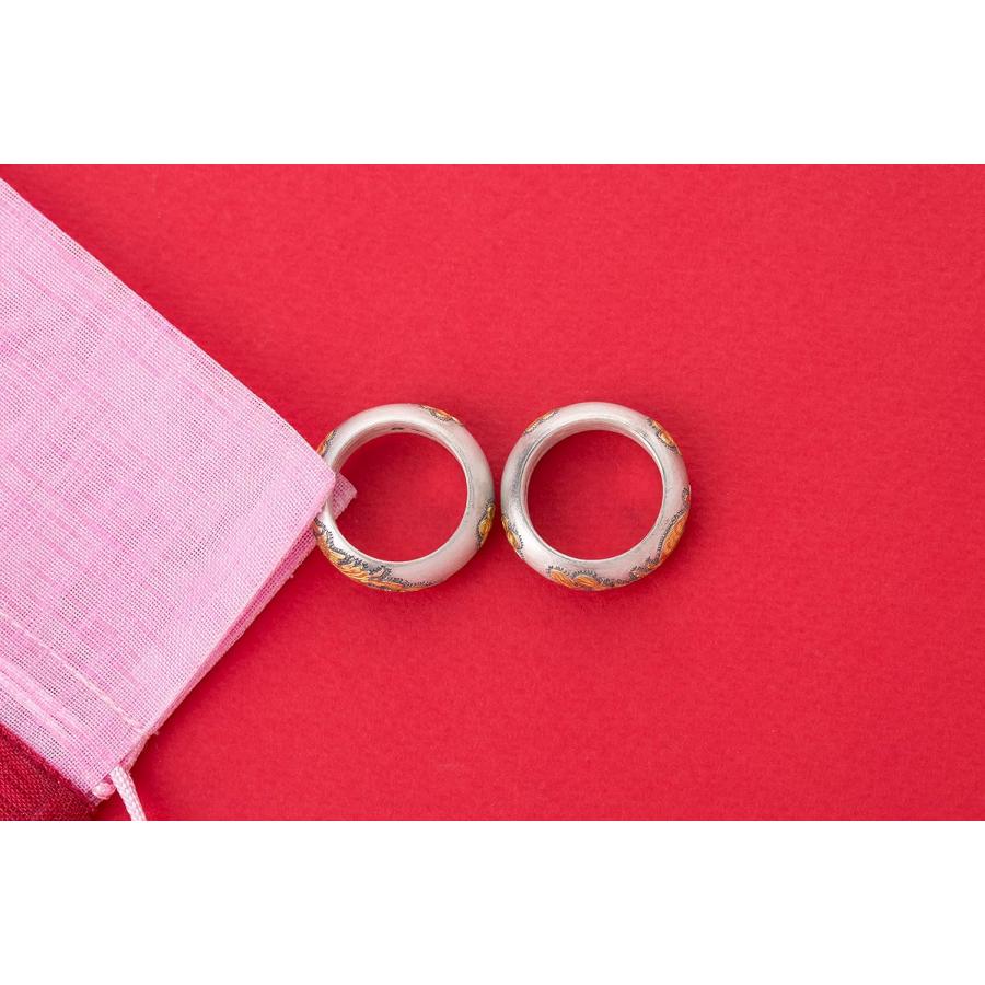 【並行輸入品】NASCHENKA Traditional Korean Hanbok ring for women mens wedding bandの画像