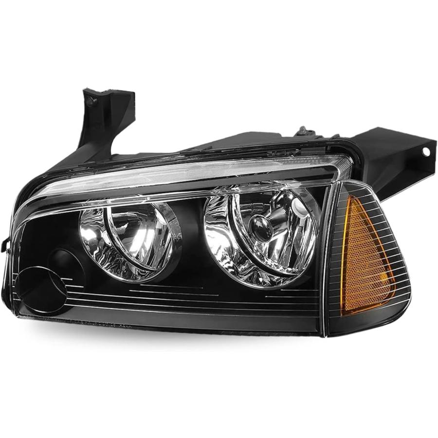 SOCKIR ハロゲン 4個 ヘッドライトアセンブリ 20062010 ダッジチャージャー交換用 コーナーシンガルライトヘッドランプ