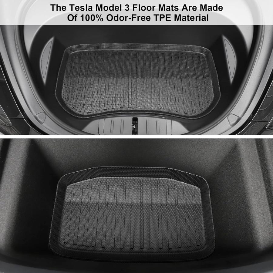 並行輸入品】Tesla モデル3 フロアマット 全天候型 Tesla Model 3 2021