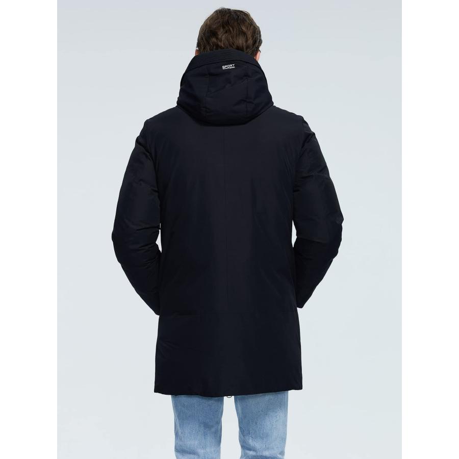 【並行輸入品】AVLUZ Jackets for Men Men's Jackets Men Zipper Up Drawstring Hooの画像