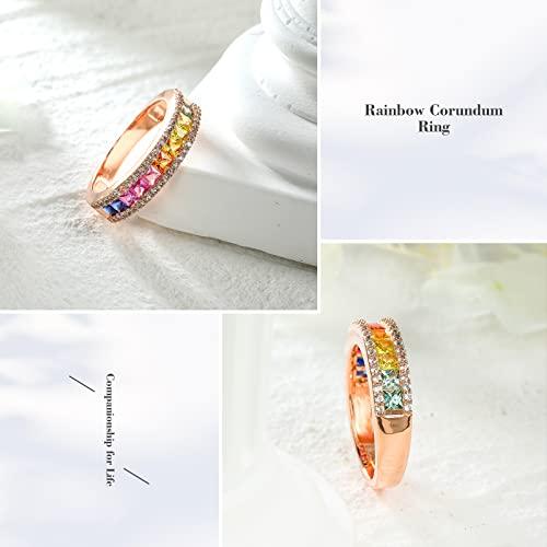 並行輸入品】RANDES レインボーリング 結婚指輪 レディース 18K