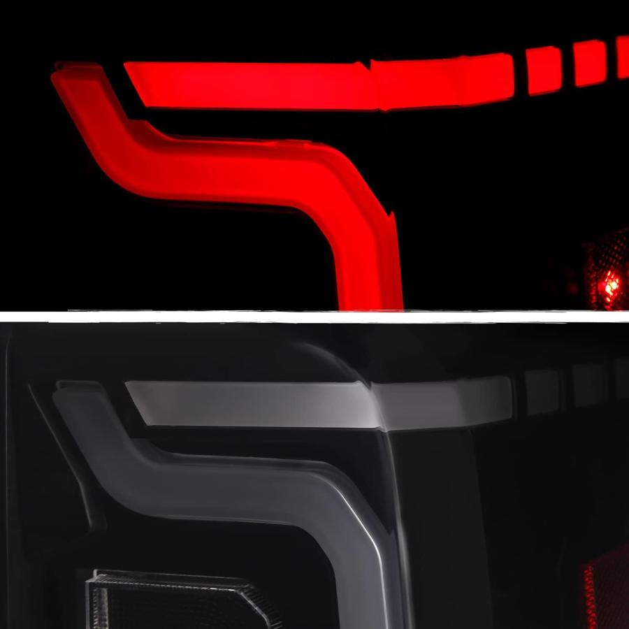 【並行輸入品】AKKON - 2019 2020 2021 2022 2023 GMC Sierra 1500 [フルLED] テールライト ブレーキの画像