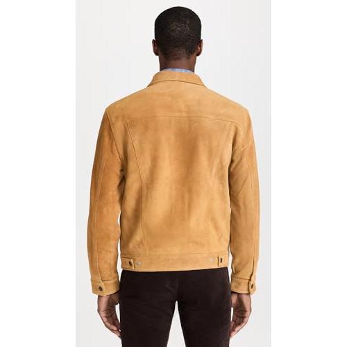 Levi's Men's Highland Suede Trucker Jacket, Highland Suede, Tan, 並行輸入品｜good-face｜08