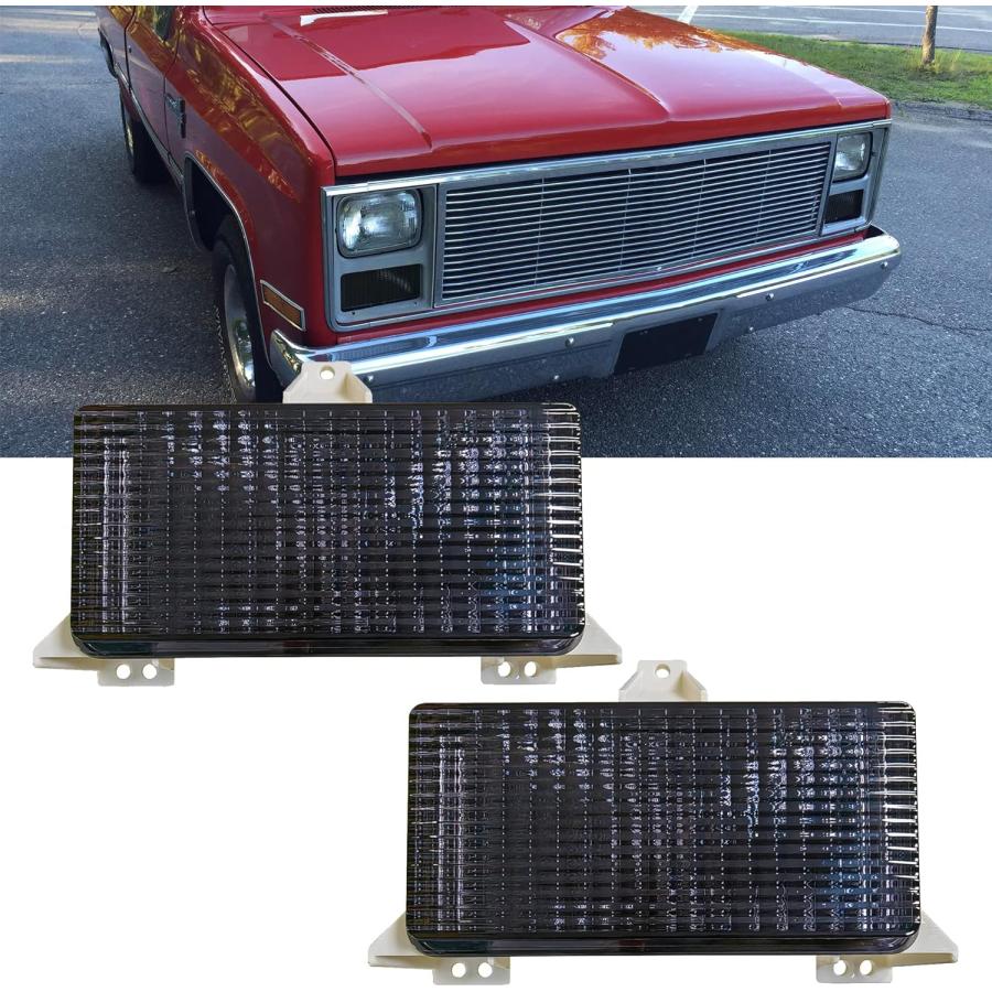 【並行輸入品】KYYET Smoke Lens Front Marker Signal Light Lamp Assembly Compatible_2