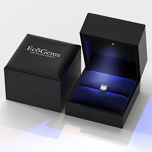 【並行輸入品】ラウンドカット 人工ダイヤモンド スタッドピアス 男女兼用 0.50~1.50カラット 14K イエローまたはホワイトゴールド 4プロンの画像