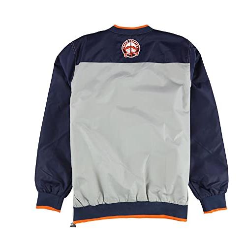 【並行輸入品】Starter Mens Varsity Jacket, Grey, Largeの画像