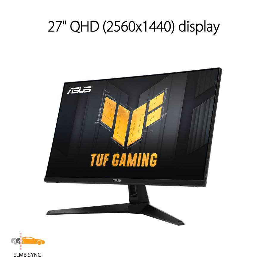 【並行輸入品】ASUS TUF Gaming 27” 1440P HDR Monitor (VG27AQ3A)   QHD (2560 x 1の画像
