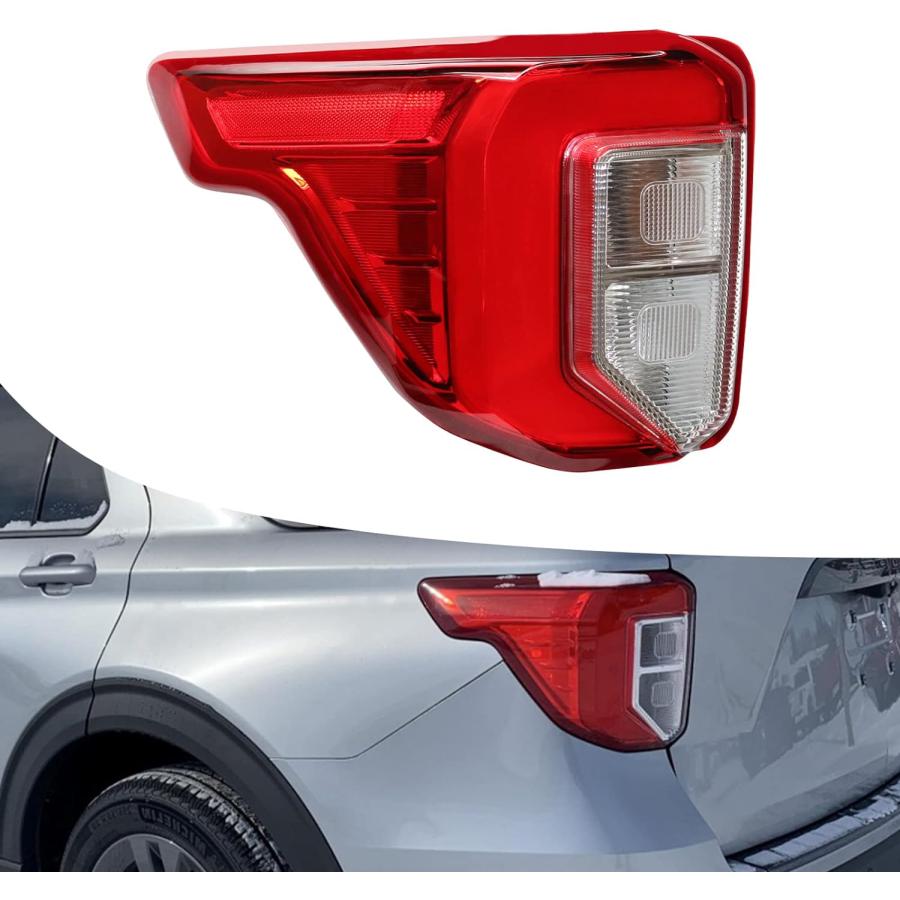 【並行輸入品】LOYALHEARTDY For 2020 2021 2022Ford Explorer Halogen+LED Tail Lightsの画像