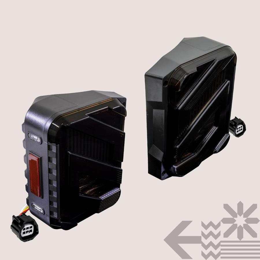 【並行輸入品】TRUE MODS LEDテールライト 2007-2018 ジープラングラーJK JKU スポーツ/サハラ/ルビコンアンリミテッドテールの画像