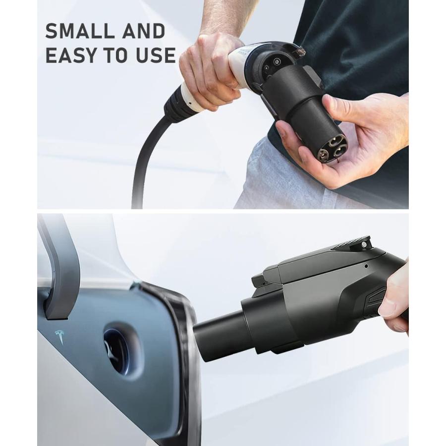 【並行輸入品】J1772 to Tesla Charger Adapter Ideal Tesla Accessories 80AMP /250V /_5