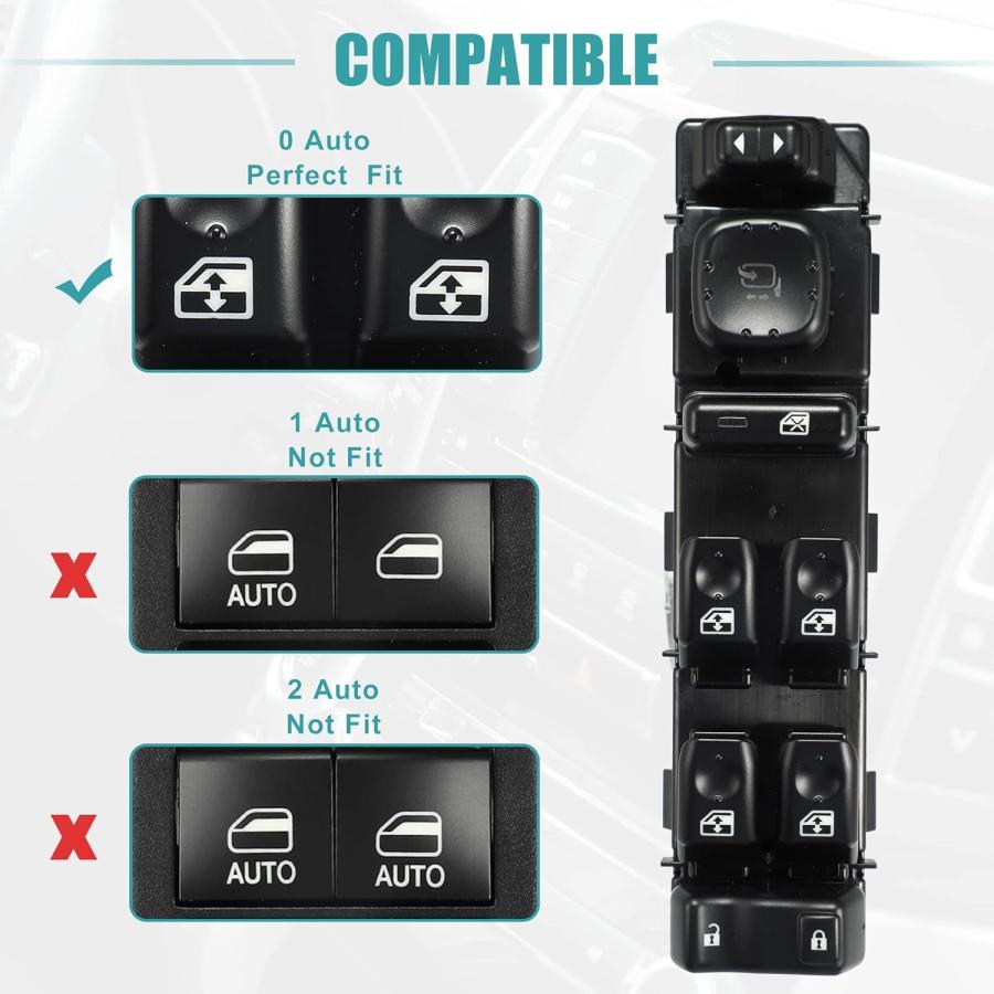 並行輸入品】ACROPIX フロント左運転席側マスターパワーウィンドウ