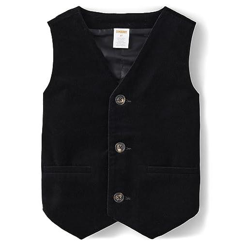 Gymboree,Dressy Vests and Blazers,Black Velvet,3T 並行輸入品｜good-face｜02