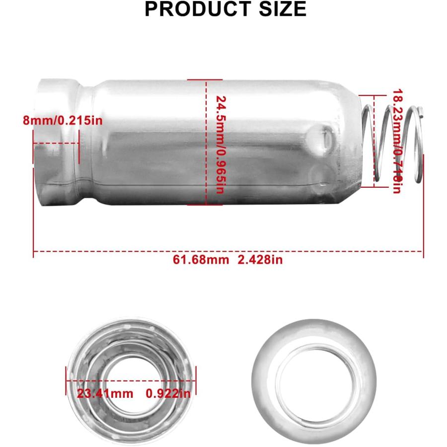 Unique Bargains 8pcs Spark Plug Wire Metal Heat Shield Set For Chevy 4 8l 5 3l 6 0l V8 Engine For Gm Ls Lt Series 2004 2019 Ignition Spark Plug Wire Covers 19329681