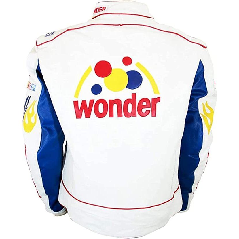 【並行輸入品】Men’s Racing Cosplay Ricky Bobby Racing Talladega Nights White Wの画像