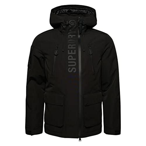 【並行輸入品】Superdry Mens Ultimate Sd Windcheater Jacket Jet Black/Black Sizの画像