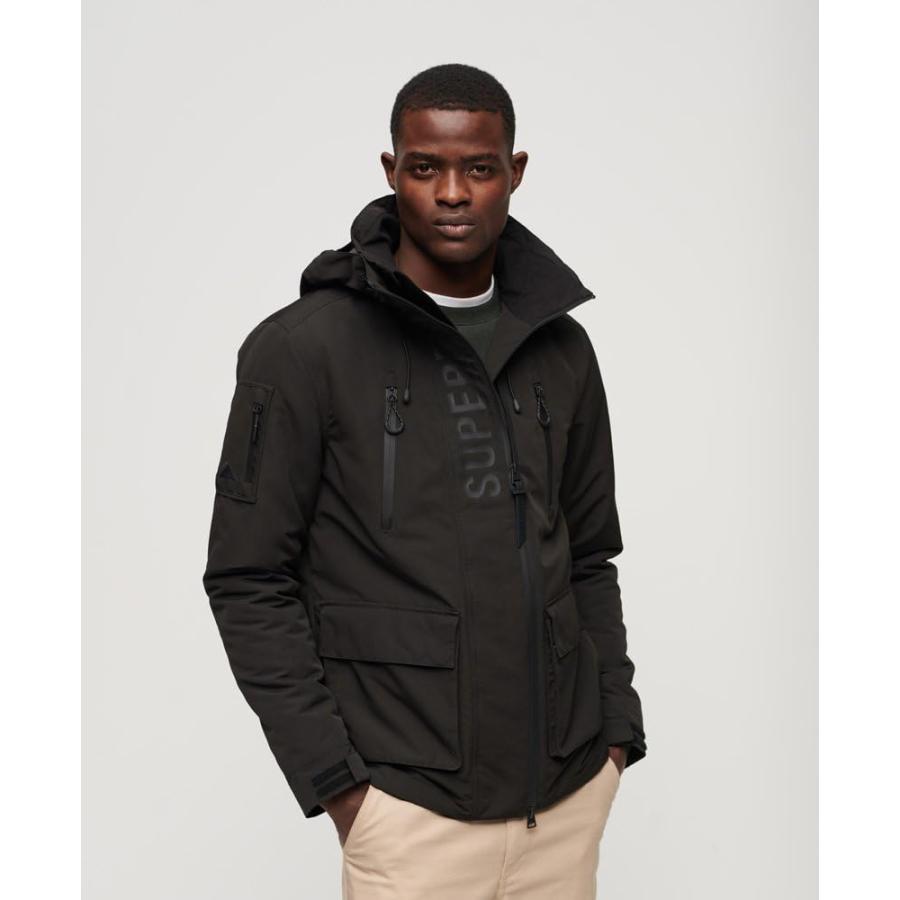 【並行輸入品】Superdry Mens Ultimate Sd Windcheater Jacket Jet Black/Black Sizの画像