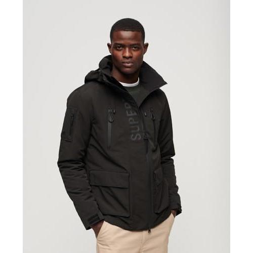 【並行輸入品】Superdry Mens Ultimate Sd Windcheater Jacket Jet Black/Black Sizの画像