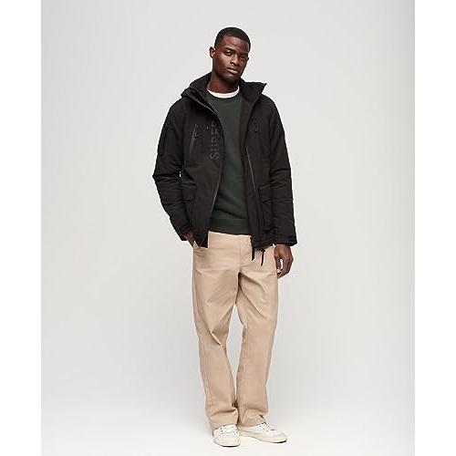 【並行輸入品】Superdry Mens Ultimate Sd Windcheater Jacket Jet Black/Black Sizの画像