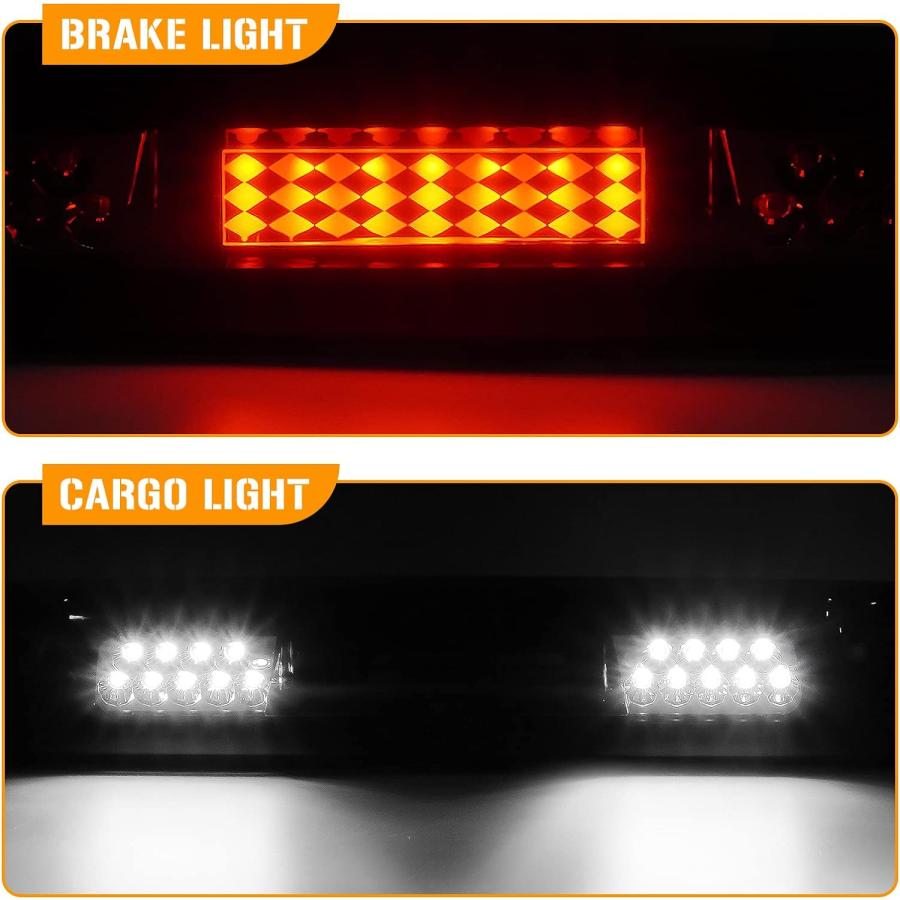 【並行輸入品】LED 3番目のサードブレーキライト ダッジ・ラム 1500 2002 2003 2004 2005 2006 2007 2008 ハイ_1