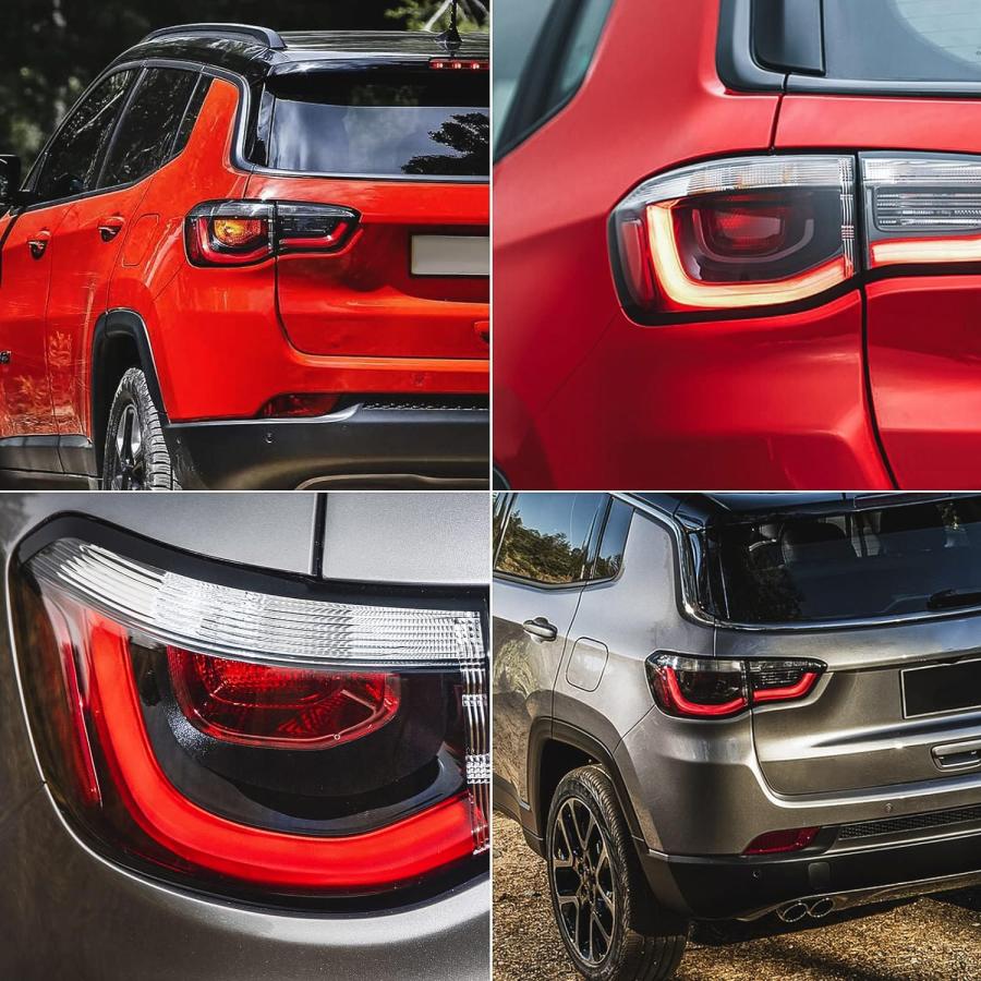 【並行輸入品】Huray 左アウターテールライト 2017-2021 Jeep Compass LHテールライト テールランプ ブレーキランプ アセン_3