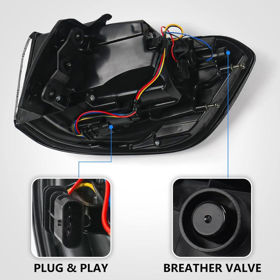 【並行輸入品】Huray 左アウターテールライト 2017-2021 Jeep Compass LHテールライト テールランプ ブレーキランプ アセン_5
