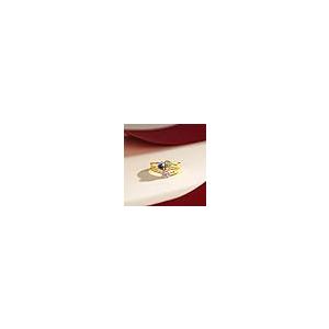 【並行輸入品】MUUYON Solid 10K/14K/18K Gold Mothers Ring 3 Birthstones Real Goの画像