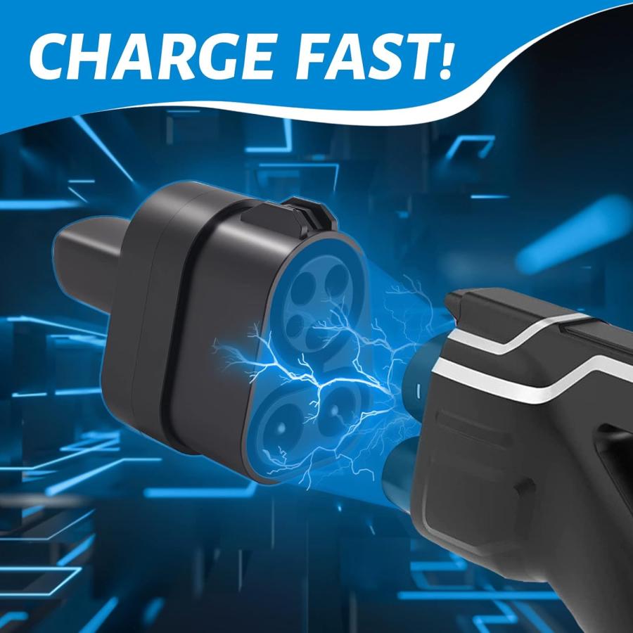 【並行輸入品】CCS1 Charger Adapter to Tesla  250KW DC Tesla Charger  Fast Chargingの画像