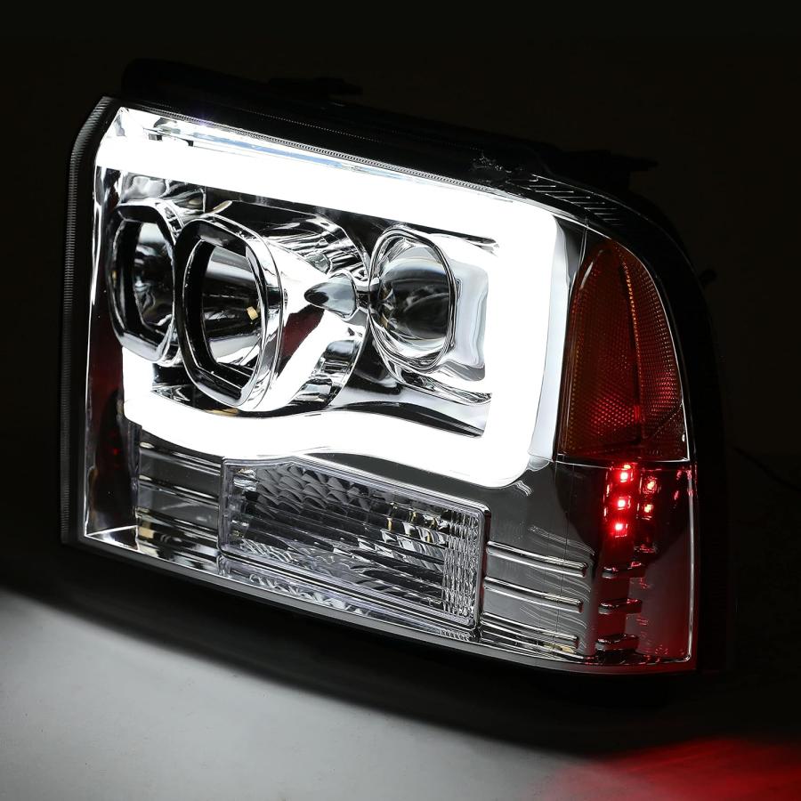 HECASA LEDプロジェクターヘッドライト 2005-2007 フォード F250