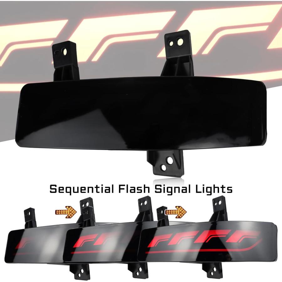 【並行輸入品】GEEGEETOP スモークレンズ フルLEDバンパーリフレクターライト テールブレーキ リアフォグランプ ホンダ CRV CR-V 2の画像