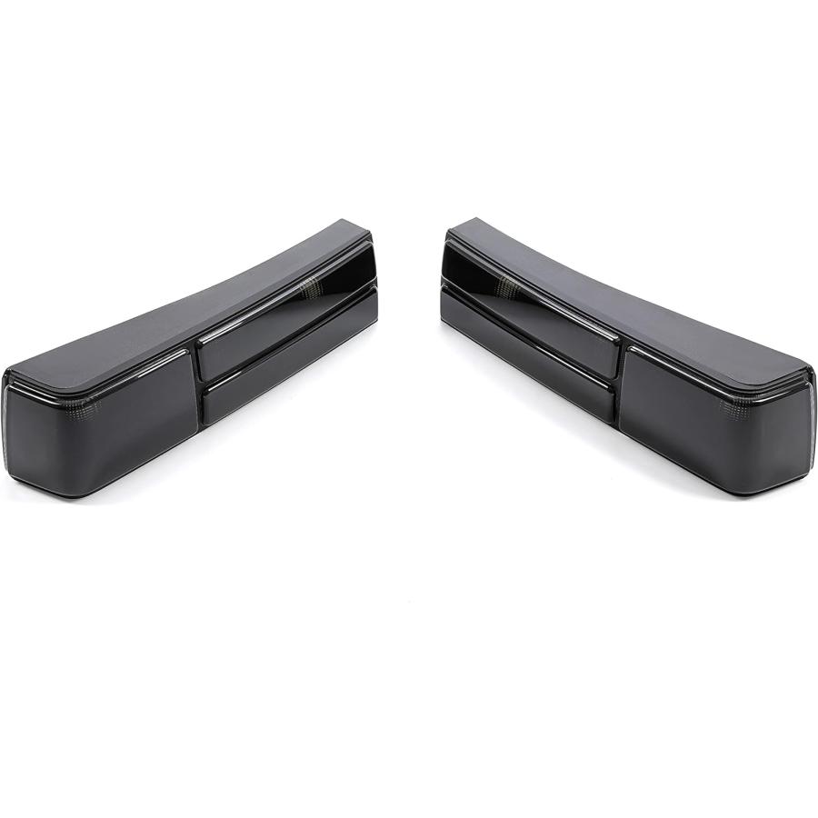【並行輸入品】HECASA テールライト 1987-1993 フォード マスタング 交換用 FO2800168 FO2801168 電球付き スモークの画像