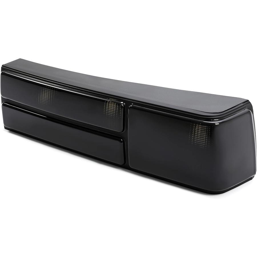 【並行輸入品】HECASA テールライト 1987-1993 フォード マスタング 交換用 FO2800168 FO2801168 電球付き スモークの画像