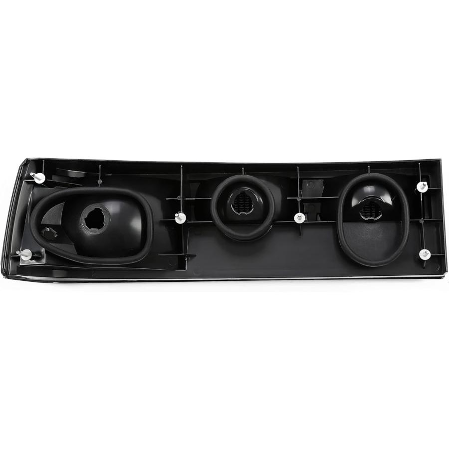 【並行輸入品】HECASA テールライト 1987-1993 フォード マスタング 交換用 FO2800168 FO2801168 電球付き スモークの画像
