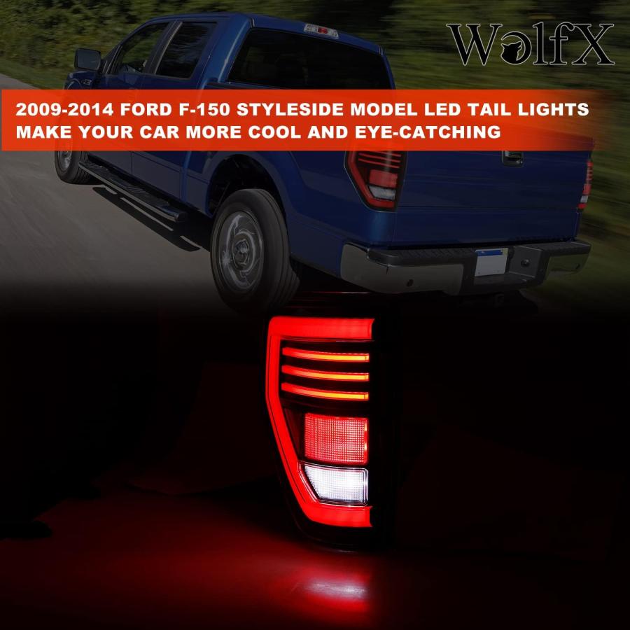 【並行輸入品】WolfX フルLED F150 テールライト 2009 2010 2011 2012 2013 2014 フォード F150 LED_3
