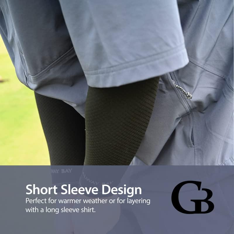 【並行輸入品】GALWAY BAY Short Sleeve Golf Rain Jacket   Three Layer Short Sleの画像