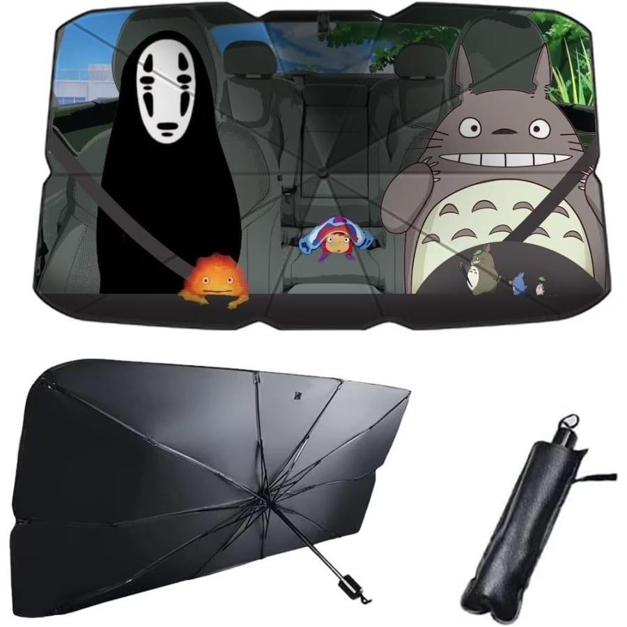 並行輸入品】アニメ フロントガラス サンシェード 傘 - 車のフロント
