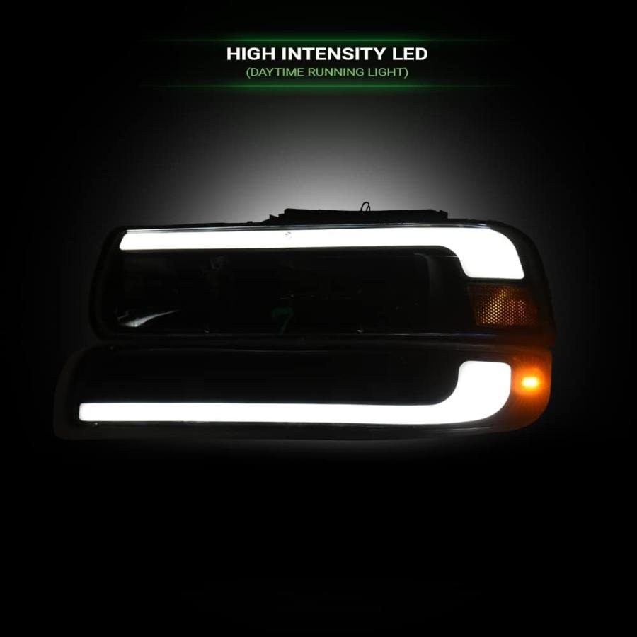 【並行輸入品】TLAPS 7422439820883 シボレーシルバラード1999-2002 / サバーバンタホ 2000-2006 DRL LEDスの画像