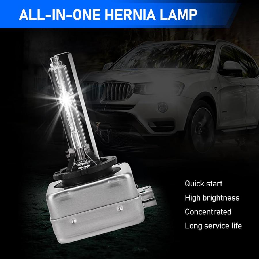 【並行輸入品】Fogfar 車用HIDヘッドライトバルブ 2個 6000K D1S オリジナル交換用ヘッドライト電球 35W 高輝度 車用ユニバーサルの画像