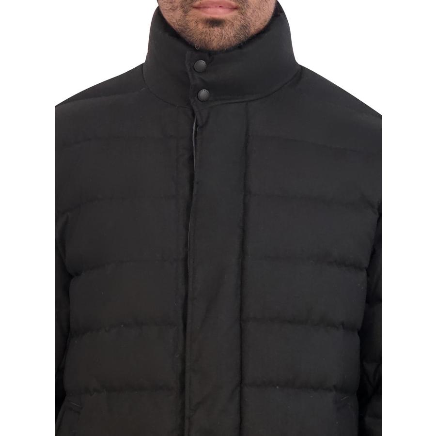 【並行輸入品】Cole Haan Men's Down Jacket with Removable Bib, Charcoalの画像