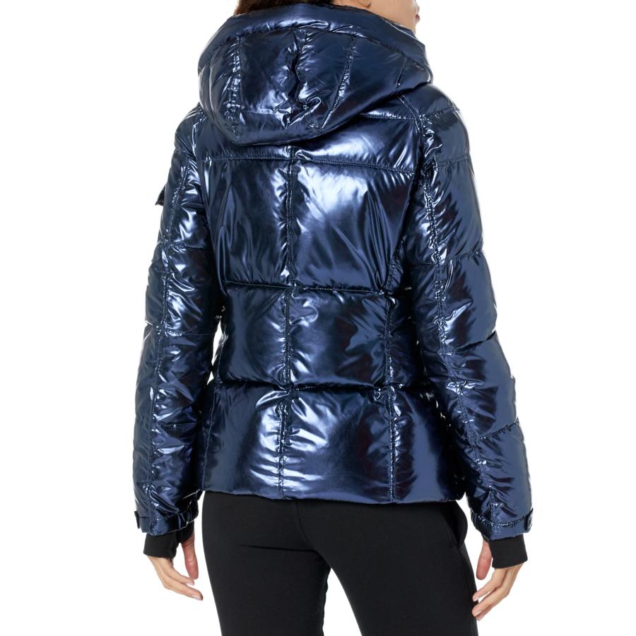 【並行輸入品】S13 Women's Metallic Kylie Puffer Coat， Space， XL_3
