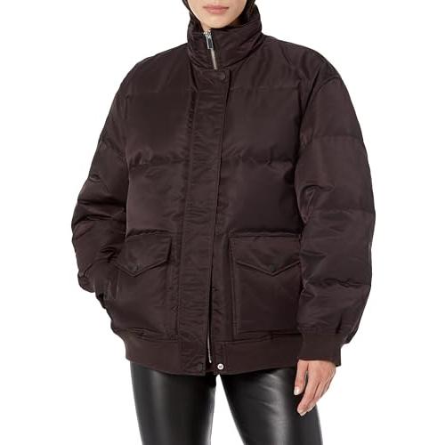 Theory Women's Oversized Puffer, Mink 並行輸入品｜good-face｜02