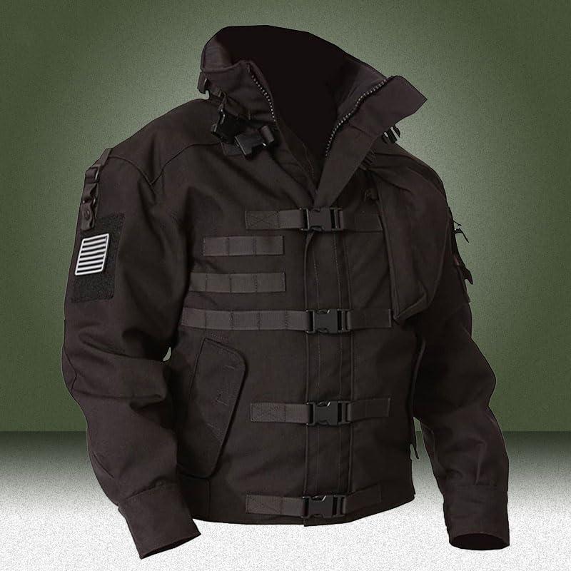 【並行輸入品】CJQJPNZ Outdoor Wear Resistant Bomber Jacket Men's Spring Autumnの画像