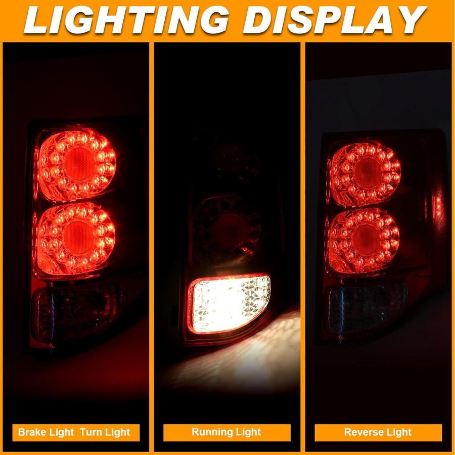 【並行輸入品】Nakuuly Tail Light Compatible With 2011-2020 Dodge Grand Caravan Rigの画像