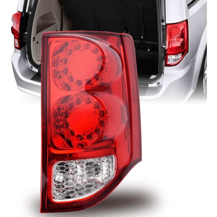 【並行輸入品】Nakuuly Tail Light Compatible With 2011-2020 Dodge Grand Caravan Rigの画像