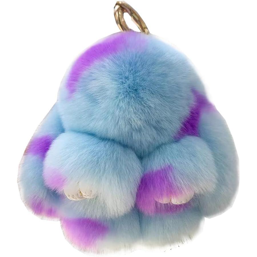 残りわずかラブブバニーキャラクター ポンポン付きキーホルダーセット BUNNY Keychain by foxy illustrations(フォクシー