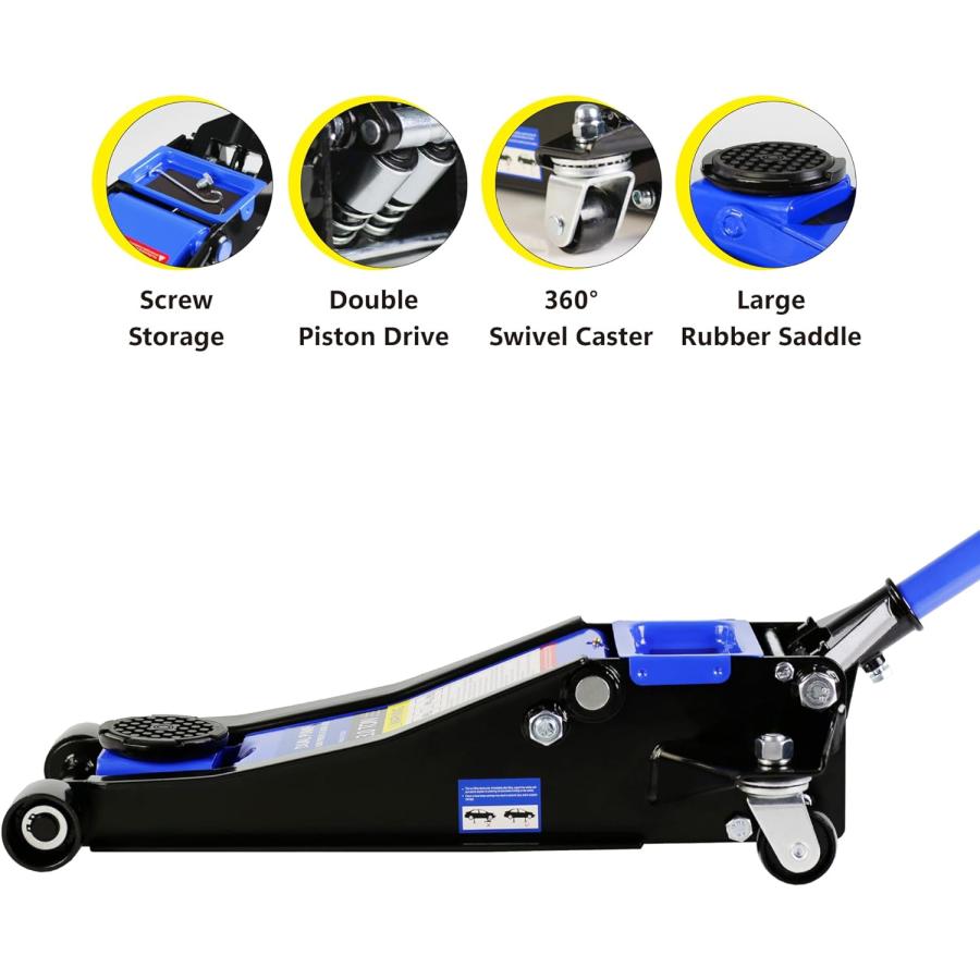 並行輸入品】3 Ton Low Profile Floor Jack Professional Trolley
