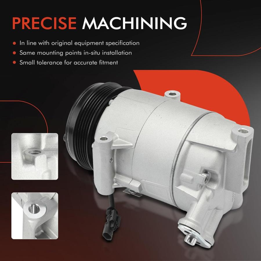 並行輸入品】A Premium Air Conditioner AC Compressor with Clutch