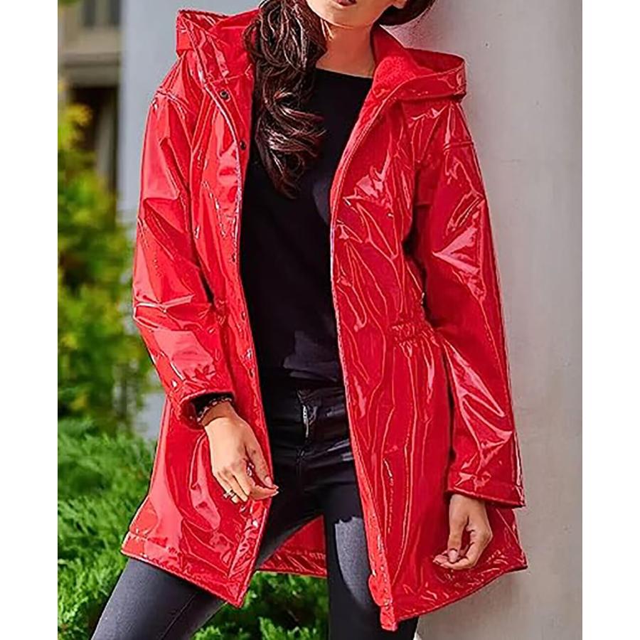 【並行輸入品】Outfittz PVC Raincoat Womens Shinyの画像