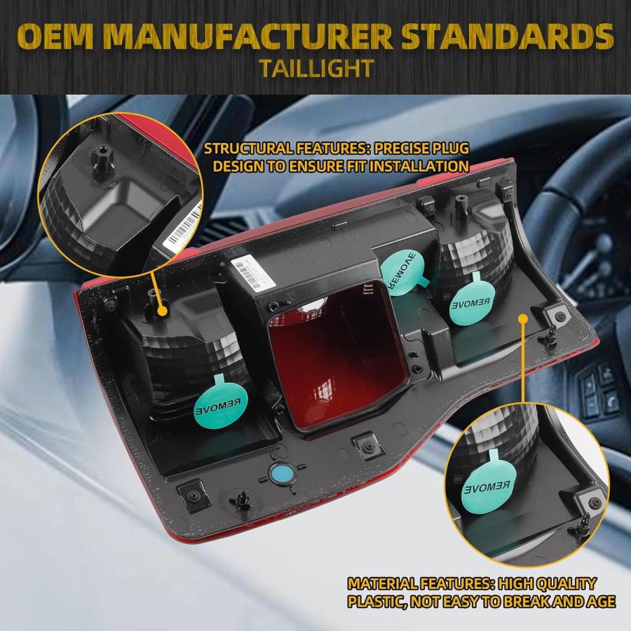 【並行輸入品】Dasbecan 右助手席側テールライトアセンブリ 2020 2021 2022 フォード F250 F350対応 スーパーデューティーの画像